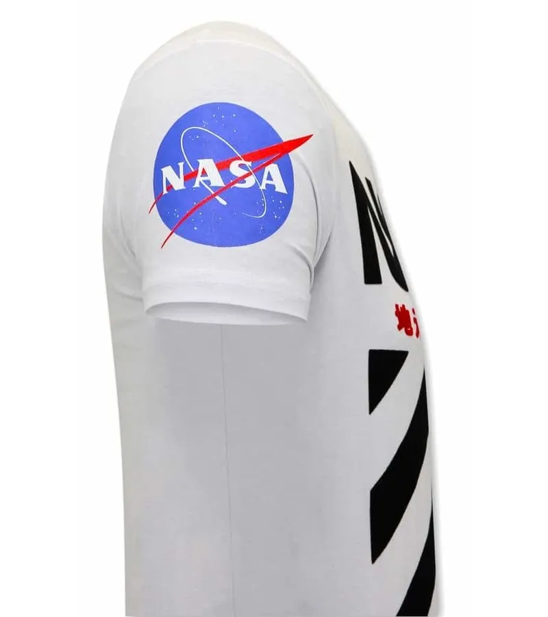 NASA CAMISETAS HOMBRE  BLANCO